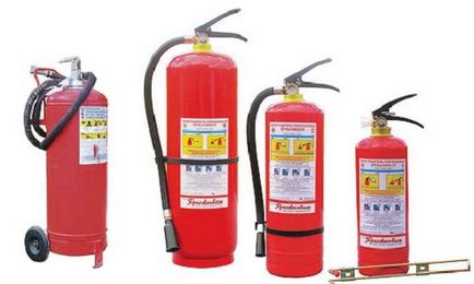 Hogyan kell használni a tűzoltó készülék - mik a tűzoltó készülékek és hogyan kell használni a szén-dioxid és