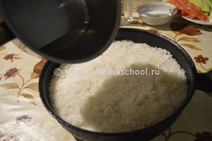 Hogyan készüljünk tekercs otthon recept egy fotó