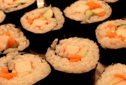 Hogyan kell elkészíteni sushi otthon lépésről lépésre receptek