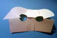Hogyan készítsünk egy maszk kifogyott a papír