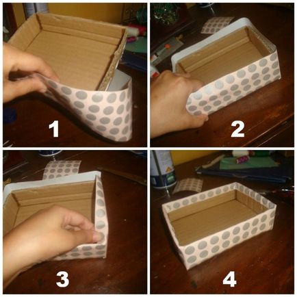 Hogyan készítsünk ékszerdoboz kartonból, vagy egy doboz kezével 5 körökre műhelyek