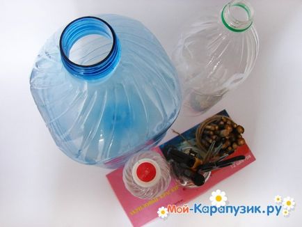 Hogyan készítsünk egy madárház egy műanyag palack 5 liter