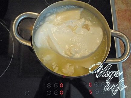 Hogyan készítsünk sajt tejből túró recept otthon fotók