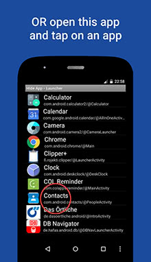 Hogyan lehet elrejteni az alkalmazást az Android, az ikon