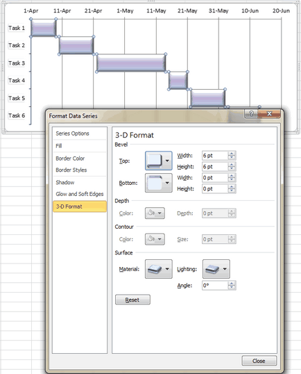 Hogyan hozzunk létre egy Gantt-diagramot, hogy az Excel (Excel) Hogyan hozzunk létre egy Gantt-diagram az Excel