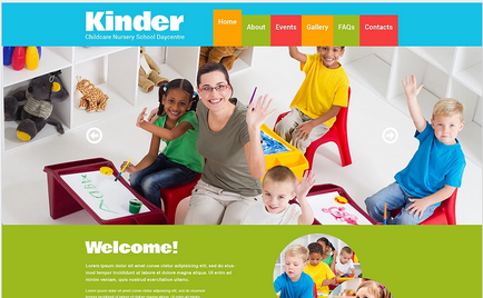 Hogyan hozzunk létre egy honlapot a gyermekek blog design és a területek létrehozása Template Monster