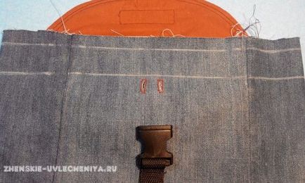 Hogyan kell varrni egy táskát a régi farmer kezét workshop minták és képek
