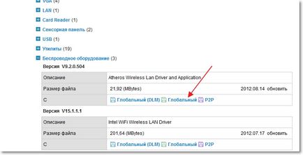 Hogyan kell beállítani (update, újratelepítése eltávolítani) a vezető a vezeték nélküli LAN (Wi-Fi