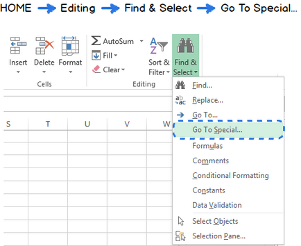 Ahogy az Excel töltse üres cella, vagy egy nulla értékeihez tartozó sejtek fenti (lent)