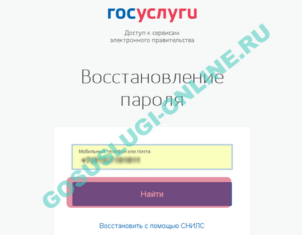 Hogyan lehet visszaállítani a jelszót a állami szerv
