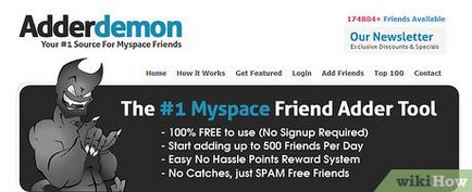 Hogyan készítsünk egy csomó barátot myspace