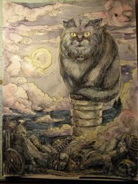 Cat Baiyun - mitikus állatok - cikkek - Kiadó - sötét fa