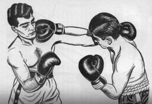Kereszt - Counterattack közvetlen csapás a bokszban