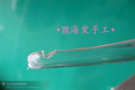 Horgolt horog egy régi fogkefe mikron