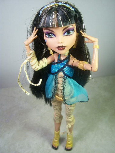 Monster high baba Cleo de Nile felülvizsgálat fotókkal