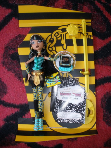 Monster high baba Cleo de Nile felülvizsgálat fotókkal