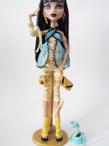 Monster high baba Cleo de Nile felülvizsgálat fotókkal