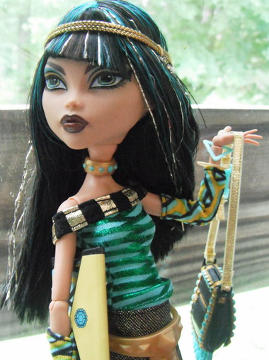 Monster high baba Cleo de Nile felülvizsgálat fotókkal