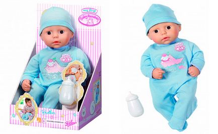 Doll baba született, értékelje interaktív babák a Zapf Creation