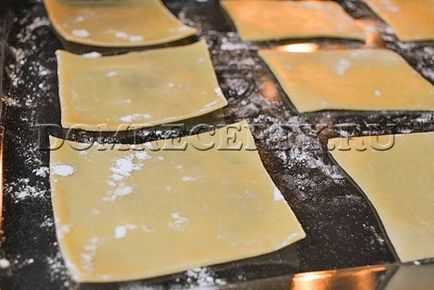 Lemezek lasagna otthon - recept fotókkal