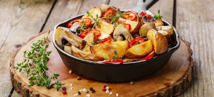 Hús gombával a sütőbe és pot - hús receptek és francia kereskedők