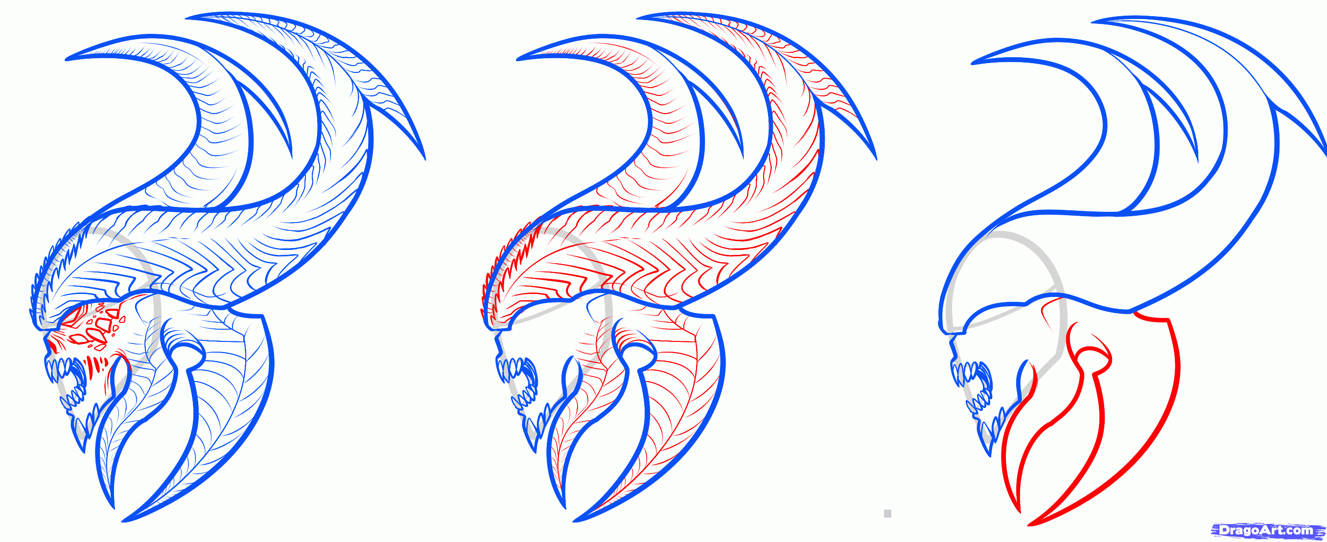 Rajzolj egy démon szarvakkal