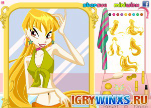 Online játék Winx ruha fel a lányok