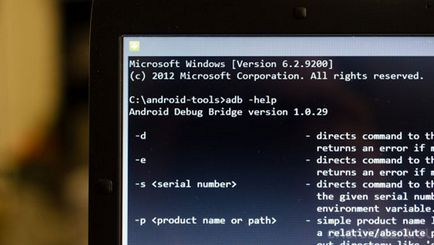 Fő ADB parancsok android (az eszköz szám) Fő ADB parancsok android