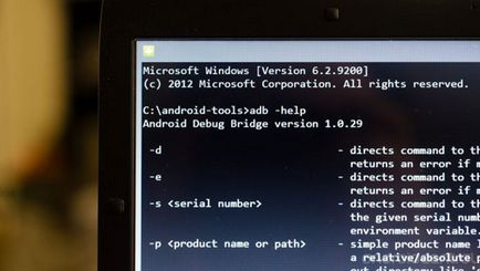 Fő ADB parancsok android