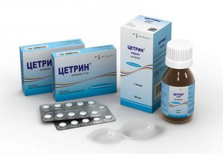 Melyből a tabletták tsetrin használati utasítást és visszajelzést előkészítése
