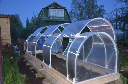 Greenhouse polikarbonát - kialakítási lehetőségeit, hogyan lehet a saját!