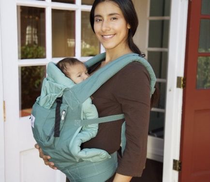 A fuvarozók az újszülöttek számára hordozó táska és mózeskosár - 17 képek az autóban, hevederek