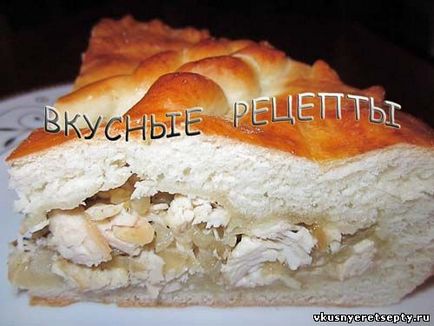 Chicken pie - lépésről lépésre recept fotó, finom receptek