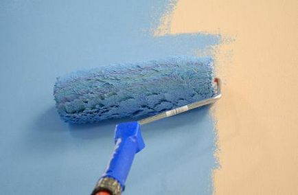 mennyezet festés vízbázisú festék technológiával