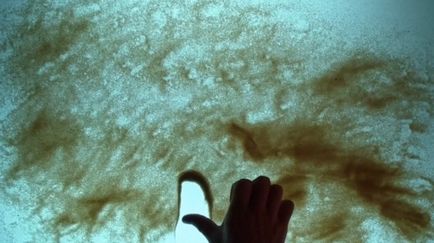 homok festészet üvegen kezdőknek