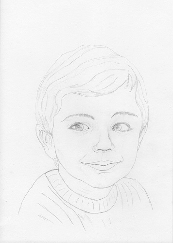 Rajzolj egy portré egy fiú színes ceruzák STABILO eredeti