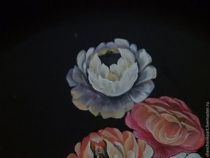 Döntetlen virágok technológia Zhostovo festés - Fair Masters - kézzel készített, kézzel készített
