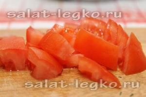 Paradicsom saláta olajbogyó - recept fotókkal