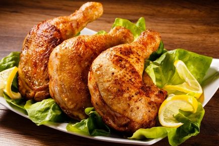 Hogyan megsütjük a csirkét a serpenyőbe a sütőben, a grill, a helyes táplálkozás