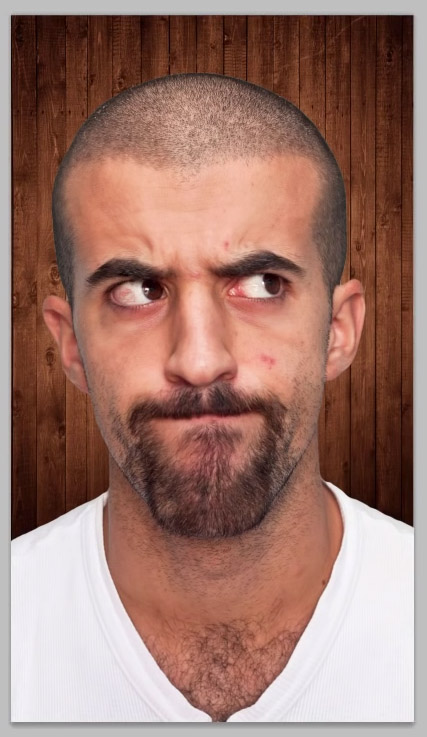 Készítsen egy kollázs a Photoshop szórakoztató egy üres fej (Photoshop) Hozzon létre egy szórakoztató kollázs Photoshop üres fej