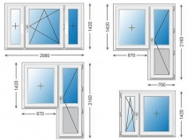 Standard méretek ablakok és ajtók szélessége és magassága nyílások ajtók és ablakok GOST