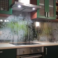 Glass kötény a konyhában kezével sajátosságait és szerelése - kuhnyagid - kuhnyagid