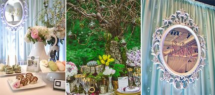 Esküvői mesebeli stílusban - tervezési ötletek, a kép a menyasszony és a vőlegény fotó és videó