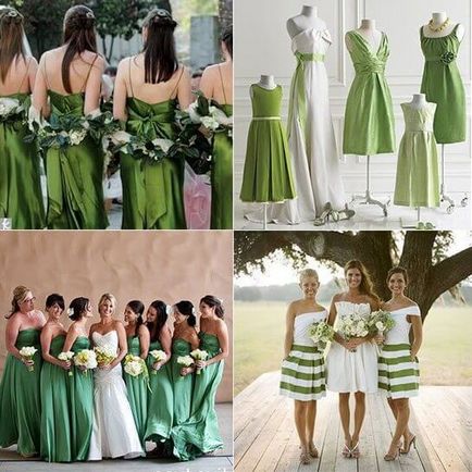 Esküvő zöld stílus felvenni egy szép paletta