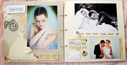 Esküvői album fotókat dekoráció ötletek