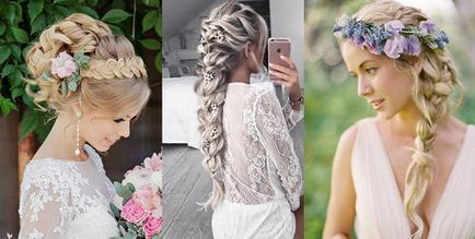 Esküvői frizurák 2017 - Photo legdivatosabb trendeket (esküvő) Esküvői frizurák 2017 - Photo legdivatosabb trendeket
