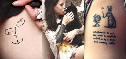 Tetoválás a lányok, azok helyét és értékét