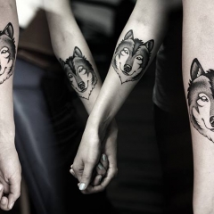 Tattoo farkas - érték tetoválás minták és képek