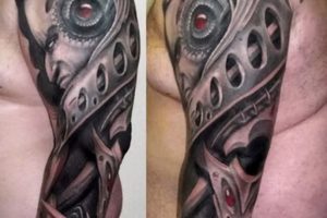 Tattoo karján a férfiak és a nők értékét, vázlatok, ötletek