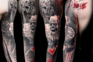 Tattoo karján a férfiak és a nők értékét, vázlatok, ötletek